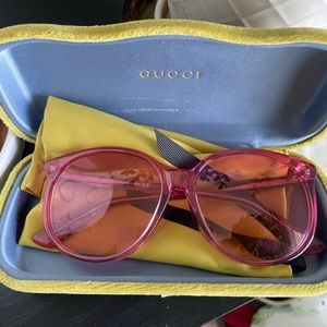 Pink Gucci Sunglasses